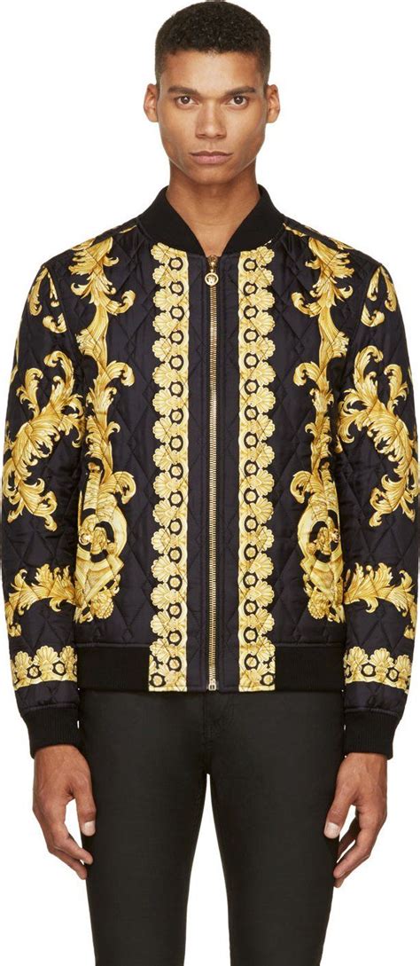 versace man jacket|Versace bomber jackets for men.